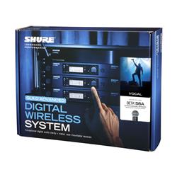 SHURE GLXD24R/B58 Système sans fil à main avec microphone Beta 58A (Bande Z2 : 2400 - 2483,5 MHz)