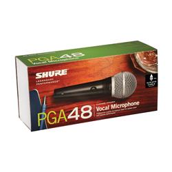 SHURE PGA48 Dynamic Vocal Microphone (XLR to 1/4" Cable)