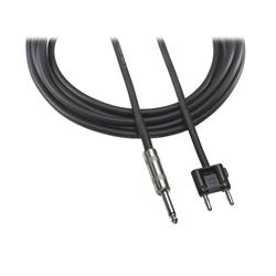 AUDIO TECHNICA AT690 Series 1/4" Male to Dual Banana Speaker Cable (14-Gauge) - 25'