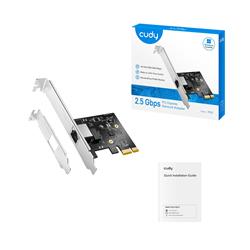 Cudy PE25 2.5Gbps Ethernet PCIE Network Adapter(Open Box)