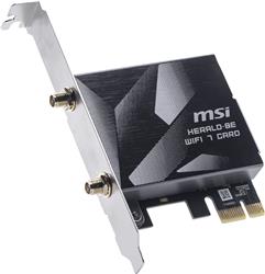 Carte PCIe MSI HERALD BE9400 Tri-Band WiFi 7 Bluetooth 5.4
