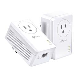 Kit de démarrage TP-Link (KIT TL-PA7017P) CPL AV1000 Gigabit Passthrough. Prise domestique Norme AV2. Jusqu'à 1000 Mbps de t...