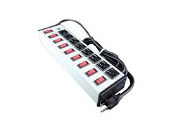 Wiremold Centre de prise de courant de luxe UL209BC - Multiprise électrique - connecteurs de sortie : cordon de 8 à 59 pi - ...
