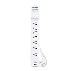 Parasurtenseur CYBERPOWER P704URC1 7 prises avec 2000 joules dispose d