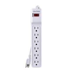CyberPower (CSB606W) - Parasurtenseur à 6 prises 6 pi