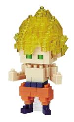 Nanoblock Character Collection Series, Son Goku Super Saiyan 'Dragon Ball Z' | Blocs de construction | Ajustement et encliqu...