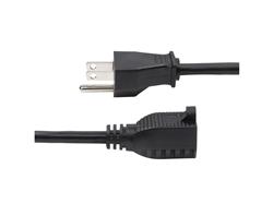 StarTech.com Rallonge d'alimentation de 3 m, câble d'alimentation secteur NEMA 5-15P vers NEMA 5-15R, 10 A 125 V, 18 AWG, câ...