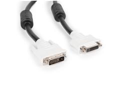 CÂBLE D'EXTENSION DE MONITEUR DOUBLE LIAISON DVI-D ROCSTOR 10 FT - M/F-DVI-D (25 BROCHES) MÂLE-DVI-D (25 BROCHES) FEMELLE - ...