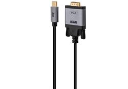 iCAN USB Type C to VGA Cable, 6ft
