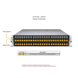 Serveur Hyper SuperMicro 2U (AS-2126HS-TN) AMD EPYC 9654 96C/192T, MEM-DR532MD-ER56(x12)32 Go DDR5-5600 2Rx8 ECC RDIMM, SSD ...