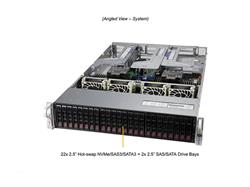 Serveur SUPERMICRO Ultra 2U (X12DPU-6, 219U3TS-R1K62P-T), Intel Xeon Gold 5315Y 8C/16T, MEM-DR480LB-ER32(x16)8 Go DDR4-3200 ...