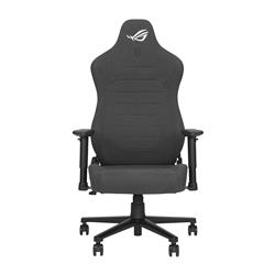 ASUS ROG Aethon Gaming Chair Fabric Edition, all-steel frame, dual-density seat cushion, 2D armrests with soft padding, and integrated lumbar support for optimized comfort