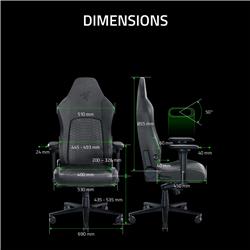 RAZER Iskur V2 Gaming Chair, Dark Grey