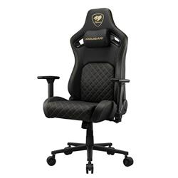 COUGAR Chaise de jeu Defensor Gold Gris cendré Leatherette
