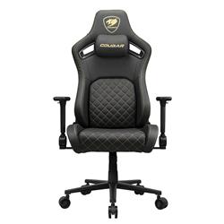 COUGAR Chaise de jeu Defensor Gold Gris cendré Leatherette