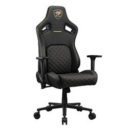 COUGAR Chaise de jeu Defensor Gold Gris cendré Leatherette