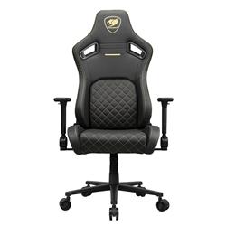 COUGAR Chaise de jeu Defensor Gold Gris cendré Leatherette