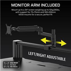 CORSAIR Platform 4 Height Adjustable Gaming Desk