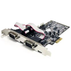 StarTech 4 Port Native PCI Express RS232 Serial Adapter Card with 16550 UART (PEX4S553)