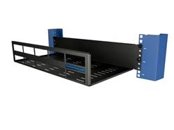 Chemin de câbles horizontal 2U Support-(137-5755)