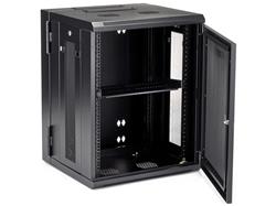Startech 15U 19in wall mount network cabinet - Switch depth rack enclo
