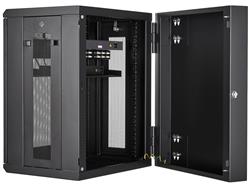 Startech 15U 19in wall mount network cabinet - Switch depth rack enclo