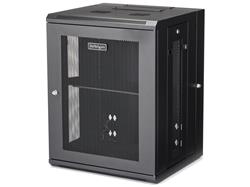 Startech 15U 19in wall mount network cabinet - Switch depth rack enclo