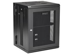 Startech 15U 19in wall mount network cabinet - Switch depth rack enclo