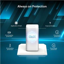 j5create Charger GaN 65W USB-C / USB - A 3 Port Charger