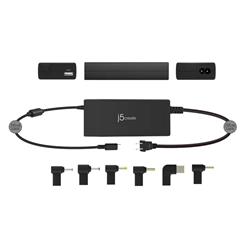 j5create Chargeur USB-C Super 100W PD avec 6 types de connecteurs DC