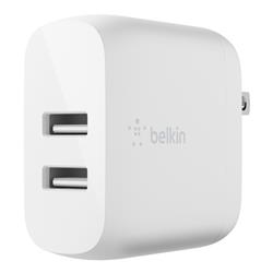Belkin 24W Dual USB-A Wall Charger with Lightning to USB-A Cable
