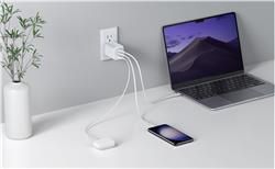 Anker 67W 3-Port GaN Wall Charger with USB-C Cable Bundle
