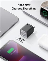 Anker 511 Charger (Nano 4, 30W) USB C GaN Charger