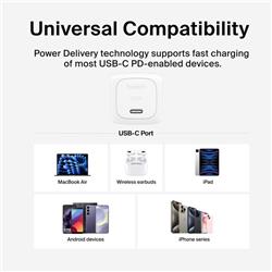 Belkin BoostCharge Chargeur 30W USB-C GaN Chargeur Block