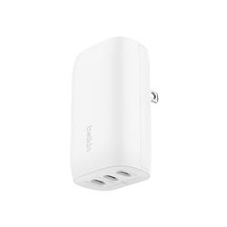 Belkin BoostCharge Pro Charger 67W 3-Port USB-C Charger Block Super Fast Charging PD PPS - Samsung Galaxy S25, Apple iPhone 17, Air, Pro, Pro Max, iPad, MacBook, AirPods, Nintendo Switch 2 & More, WCC002dqWH