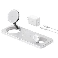 Anker MagGo Qi2 3-in-1 Pad 15W Wireless Charging Station