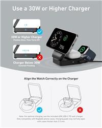 Anker MagGo Qi2 3-in-1 Pad 15W Wireless Charging Station