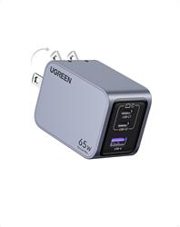 UGREEN Charger Nexode Pro GaN 65W USB C / A Charger, 3-Ports