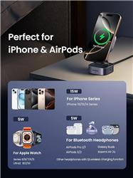 UGREEN MagFlow 15W Qi2 Magnetic Wireless Charging Station