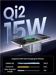 UGREEN MagFlow 15W Qi2 Magnetic Wireless Charging Station