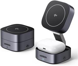 UGREEN MagFlow 15W Qi2 Magnetic Wireless Charging Station