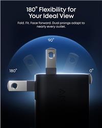 Anker Nano USB C Wall Charger, 45W Fast Charging Smart Display Charger(Open Box)