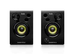 HERCULES DJ Monitor 32 3" Active Speakers (pair ), Black