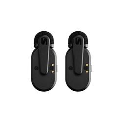 SHURE MoveMic Two Two-Channel Wireless Lavalier Microphones, Black