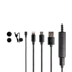 APOGEE ClipMic Microphone cravate numérique 2 USB, Noir