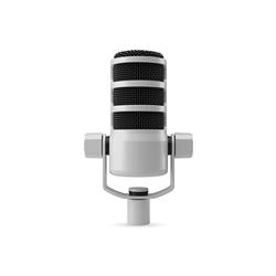 RODE PodMic Dynamic Podcasting XLR Microphone, White