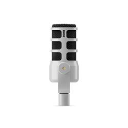 RODE PodMic Dynamic Podcasting XLR Microphone, White