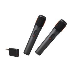 JBL PartyBox Wireless Mic Set of 2, Black