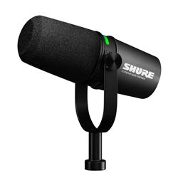 SHURE MV7i Microphone USB à 2 canaux et interface audio, Noir