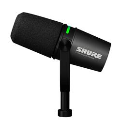 SHURE MV7i Microphone USB à 2 canaux et interface audio, Noir